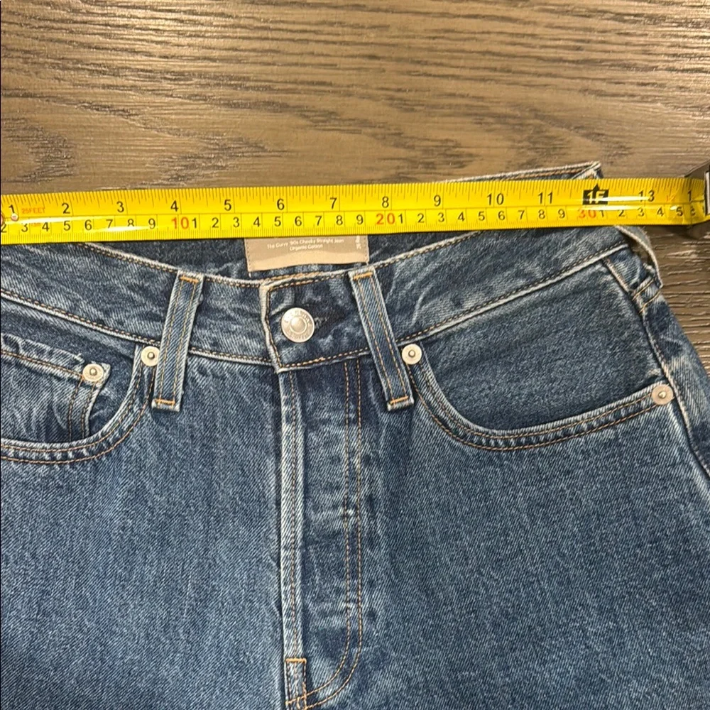 Everlane The Curvy 90’s Cheeky Straight Women's Blue Jeans SZ: 26R - Picture 7 of 9
